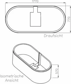 Schedel XL Kaldewei Support De Bain Vaio Duo SW11192 180x80cm, Ovale, Hauteur 57cm -Fournitures De Salle De Bain Soldes Schedel XL Kaldewei Support de bain Vaio Duo SW11192 180x80cm ovale hauteur 57cm 1