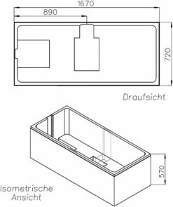 Schedel XL Villeroy & Boch Loop & Friends Solo Support De Baignoire SW16018 170x75cm, Hauteur 57cm -Fournitures De Salle De Bain Soldes Schedel XL Villeroy and Boch Loop andamp Friends Solo Support de baignoire SW16018 170x75cm hauteur 57cm 1