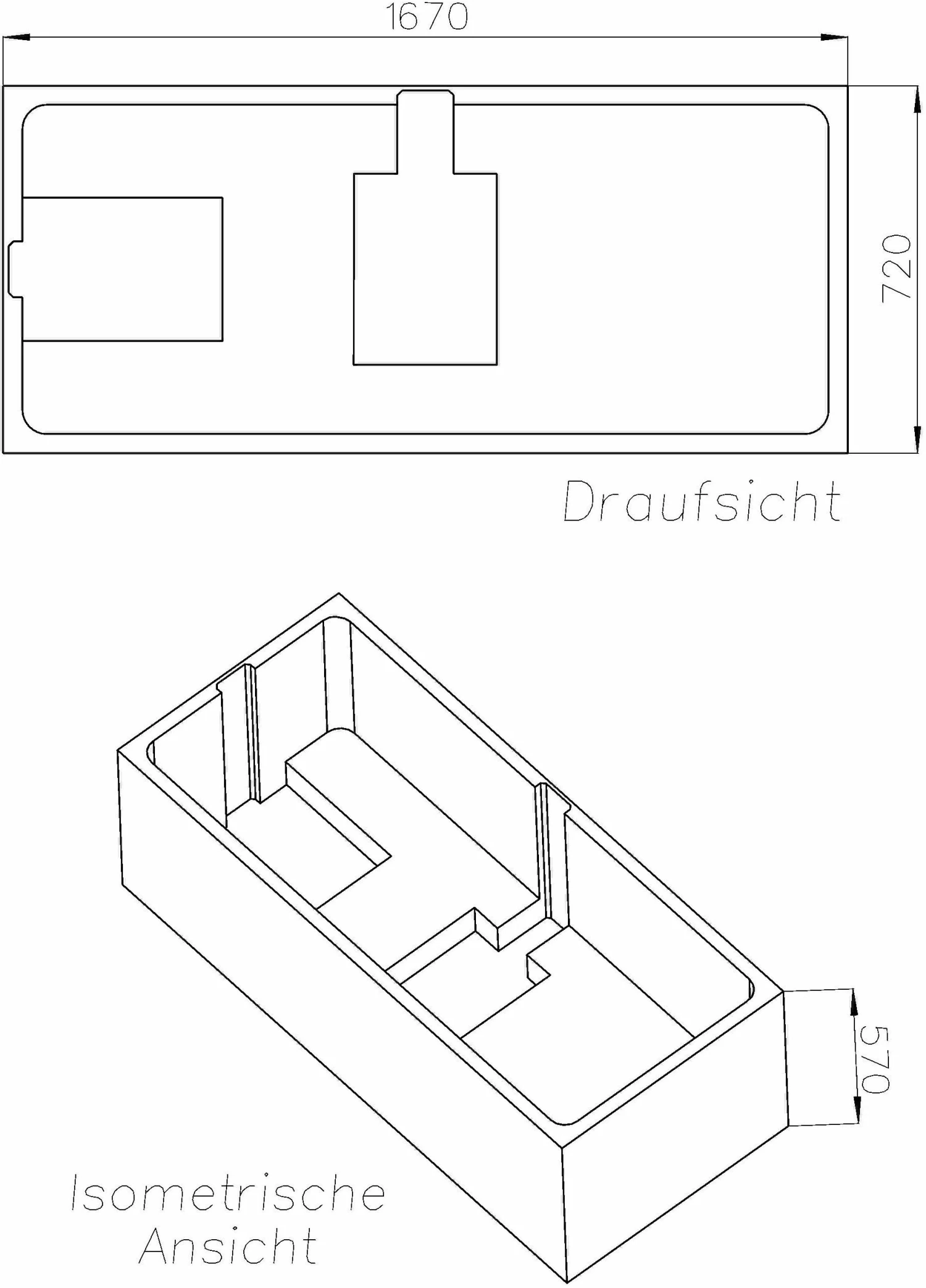 Schedel Match0 SW11464 170x75cm, Hauteur 57cm 4 Schedel Match0 SW11464 170x75cm, Hauteur 57cm – Image 2