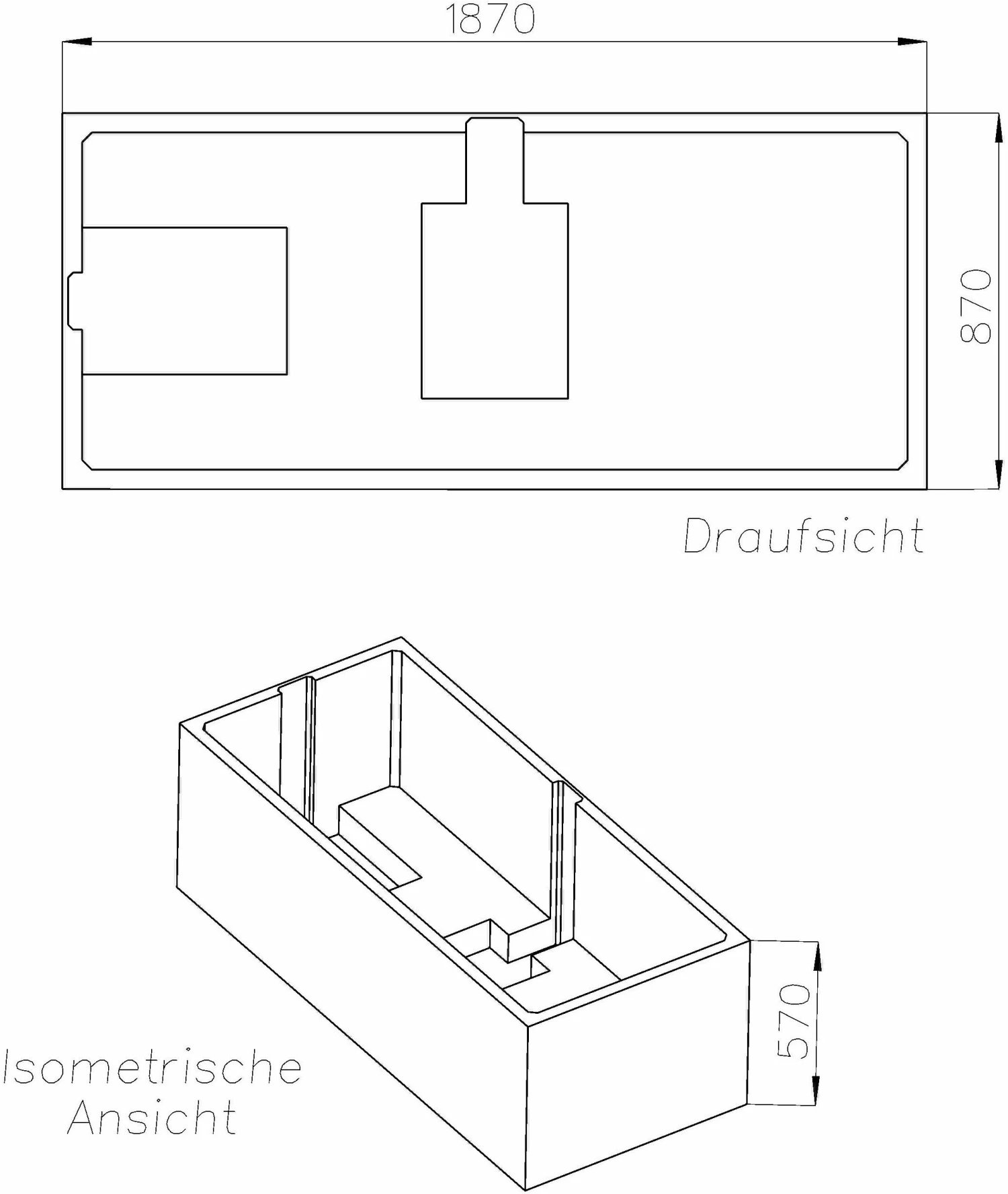 Schedel Match0 SW11466 190x90cm, Hauteur 57cm 4 Schedel Match0 SW11466 190x90cm, Hauteur 57cm – Image 2