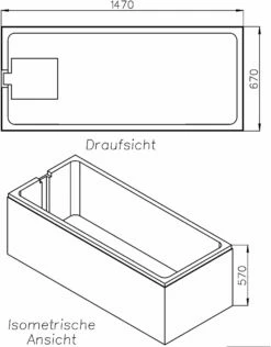 Schedel Match0 SW12519 150x70cm, Hauteur 57cm -Fournitures De Salle De Bain Soldes Schedel match0 SW12519 150x70cm hauteur 57cm 1