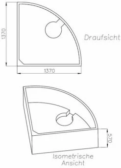 Schedel Support De Tonic II SW16118 140x140cm, Hauteur 57cm -Fournitures De Salle De Bain Soldes Schedel support de Tonic II SW16118 140x140cm hauteur 57cm 1