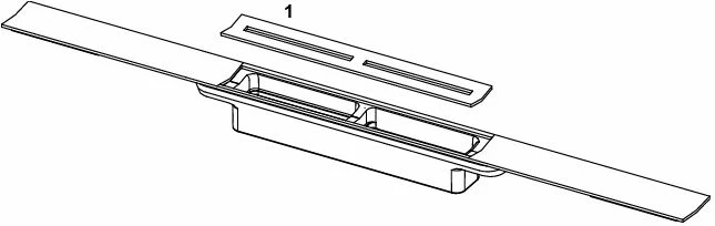 TECE Caniveau De Douche 671600 Largeur 55 Mm, 1600 Mm, Brossé 6 TECE Caniveau De Douche 671600 Largeur 55 Mm, 1600 Mm, Brossé – Image 4