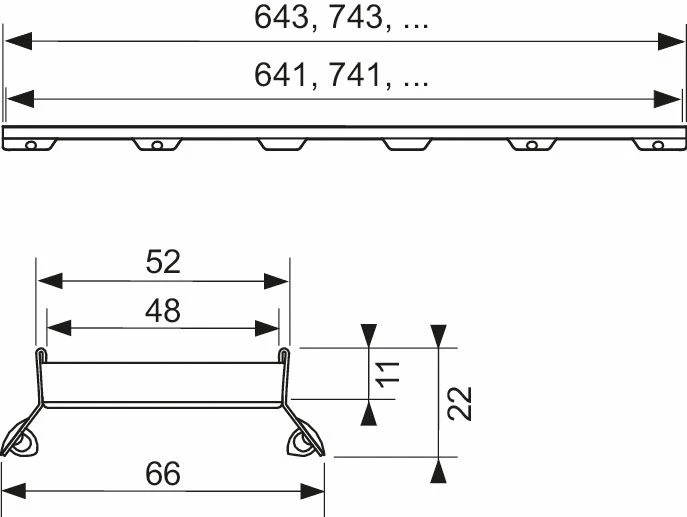 Tece DRAINLINE Plaque Carreler II 600972 900 Mm, En Acier Inoxydable Poli, Pour Gouttière Droite 4 Tece DRAINLINE Plaque Carreler II 600972 900 Mm, En Acier Inoxydable Poli, Pour Gouttière Droite – Image 2