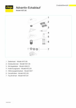 Viega Advantix Drain De Coin Corps De Base 627010 DN 40/50, Acier Inoxydable, Mat, BH 110-200mm, Droit -Fournitures De Salle De Bain Soldes Viega Advantix drain de coin corps de base 627010 DN 40 50 acier inoxydable mat BH 110 200mm droit 2