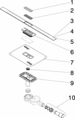 Viega Caniveau De Douche Advantix Cleviva 794491 800 Mm, Acier Inoxydable, Modèle De Rénovation -Fournitures De Salle De Bain Soldes Viega Caniveau de douche Advantix Cleviva 794491 800 mm acier inoxydable modele de renovation 2