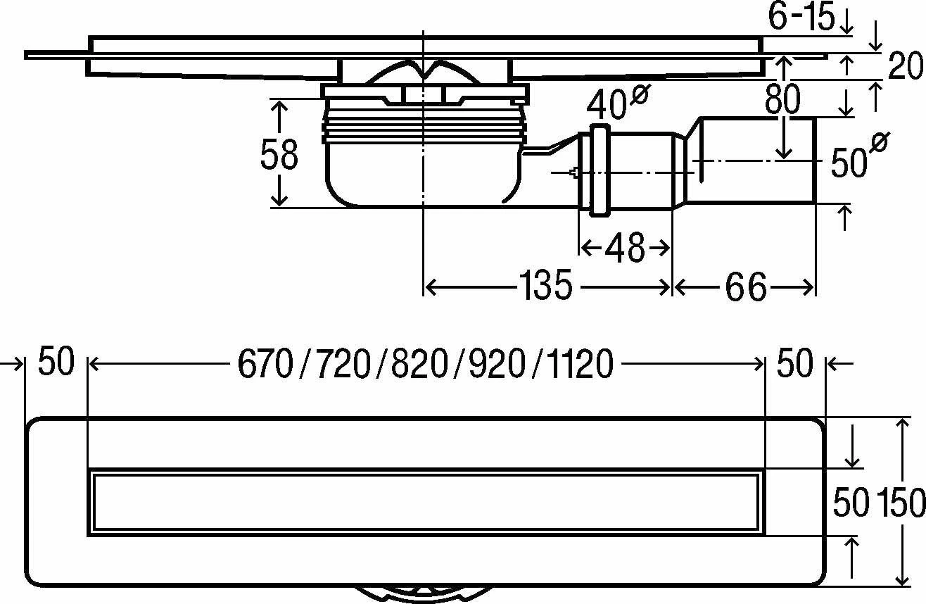 Viega Douche Advantix 753184 1000 Mm, Acier Inoxydable, Orientable Avec Drain DN40 4 Viega Douche Advantix 753184 1000 Mm, Acier Inoxydable, Orientable Avec Drain DN40 – Image 2