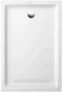 Villeroy & Boch O.Novo Plus Villeroy & Boch Douche 6210D101 90 X 70 X 6 Cm, Blanc Avec Anti-dérapant