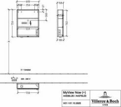 Villeroy Und Boch My View Now Armoire De Toilette A4576L00 60 X 75 X 16,8 Cm, 2000 à Gauche, éclairage LED, Porte Match2, Interrupteur Marche / Arrêt -Fournitures De Salle De Bain Soldes Villeroy und Boch My View Now Armoire de toilette A4576L00 60 x 75 x 168 cm 2000 a gauche eclairage LED porte match2 interrupteur marche arret 2