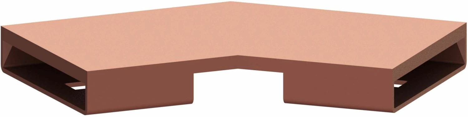 Connecteur Kessel 45103.02 Cuivre Brossé, Angle 45 Degrés 3 Connecteur Kessel 45103.02 Cuivre Brossé, Angle 45 Degrés