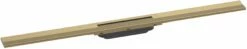 Hansgrohe RainDrain Flex Caniveau De Douche 56045140 90cm, Kit De Finition, Peut être Raccourci, Bronze Brossé
