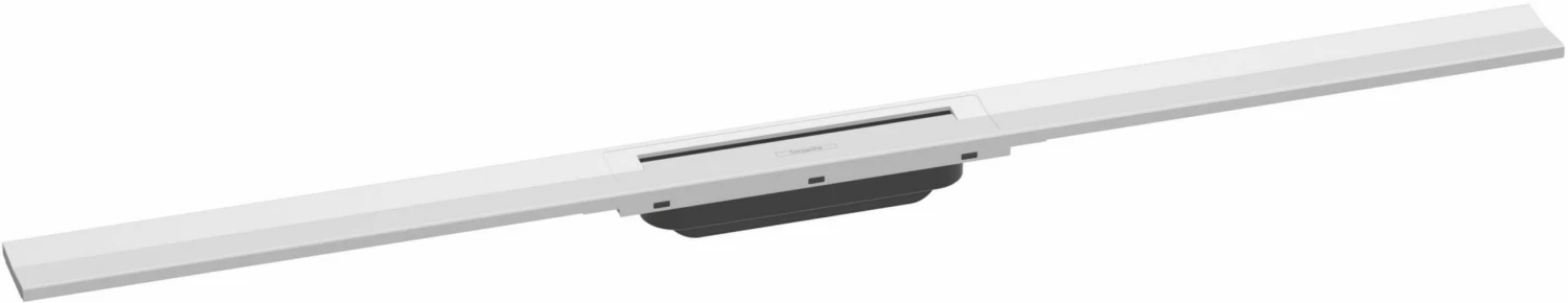 Hansgrohe RainDrain Flex Caniveau De Douche 56046700 100cm, Kit De Finition, Peut être Raccourci, Blanc Mat 3 Hansgrohe RainDrain Flex Caniveau De Douche 56046700 100cm, Kit De Finition, Peut être Raccourci, Blanc Mat