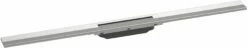 Hansgrohe RainDrain Flex Rigole De Douche 56045800 90cm, Kit De Finition, Raccourcissable, Optique Inox