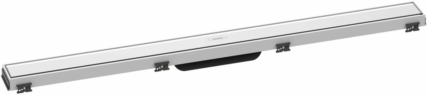 Hansgrohe RainDrain Match Caniveau De Douche 56040450 90cm, Set De Finition, Avec Réglage En Hauteur Rahmen , Blanc 3 Hansgrohe RainDrain Match Caniveau De Douche 56040450 90cm, Set De Finition, Avec Réglage En Hauteur Rahmen , Blanc