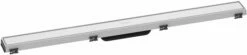 Hansgrohe RainDrain Match Caniveau De Douche 56040700 90cm, Set De Finition, Avec Rahmen Réglable En Hauteur, Blanc Mat