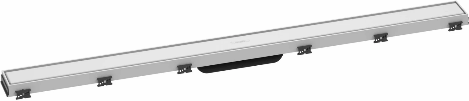 Hansgrohe RainDrain Match Caniveau De Douche 56041700 100cm, Set De Finition, Avec Rahmen Réglable En Hauteur, Blanc Mat 3 Hansgrohe RainDrain Match Caniveau De Douche 56041700 100cm, Set De Finition, Avec Rahmen Réglable En Hauteur, Blanc Mat