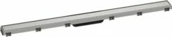 Hansgrohe RainDrain Match Caniveau De Douche 56041800 100cm, Kit De Finition, Avec Rahmen Réglable En Hauteur, Acier Inoxydable Brossé