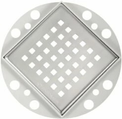 Poresta Systems Cadre Pour Grille Poresta BF 18200244 Carré, Hauteur 5 Mm, Avec Grille Standard En Acier Inoxydable